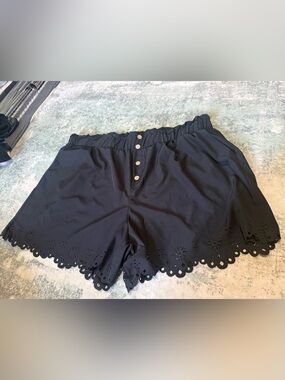 Women’s Plus Size Summer Bottom Bundle 4 Pc Cargo Shorts Capri Denim Fits 1X/2X